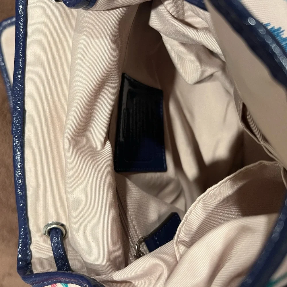 Coach Abstract Pattern Backpack - Picture 6 of 9